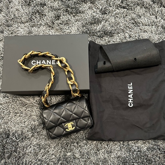 Chanel mini flap chunky chain RARE - Picture 1 of 17